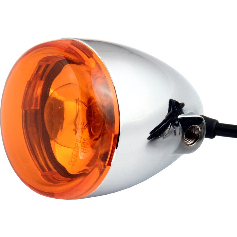 CHRIS PRODUCTS TURN SIGNAL ASSEMBLY BULLET STYLE AMBER 8500A