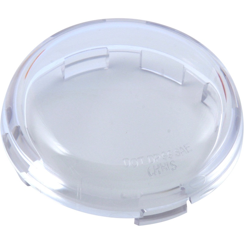 CHRIS PRODUCTS TURN SIGNAL LENS BULLET STYLE CLEAR DHD5C