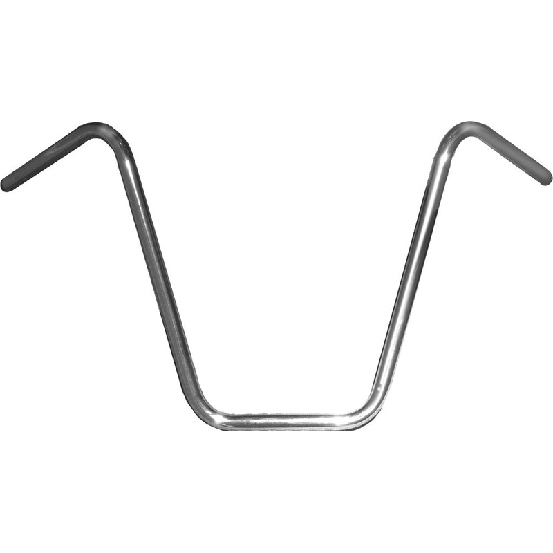 EMGO 7/8" HANDLEBAR APE HANGER 18" RISE CHROME 23-12537