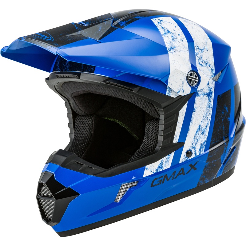GMAX MX-46 OFF-ROAD DOMINANT HELMET BLUE/BLACK/WHITE XL G3464047