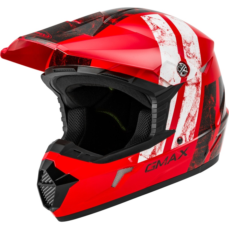 GMAX MX-46 OFF-ROAD DOMINANT HELMET RED/BLACK/WHITE XS G3464753