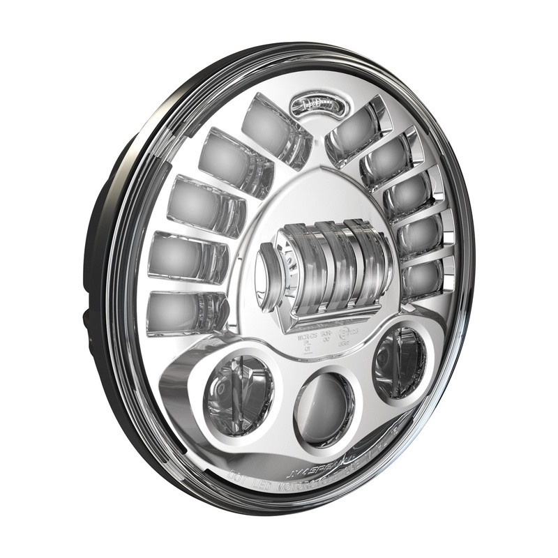 JW SPEAKER 8791M LED PED HEADLIGHT 7" CHR BEZEL 553451