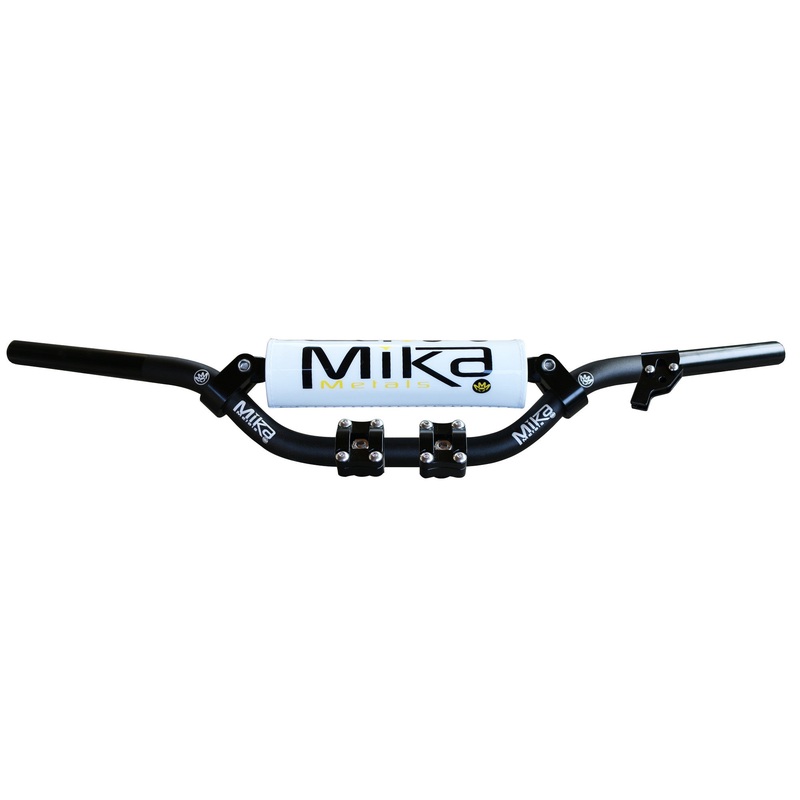 MIKA METALS MIKA 7/8 HANDLEBAR WHT PW50 W/CLAMPS MK-78-PW