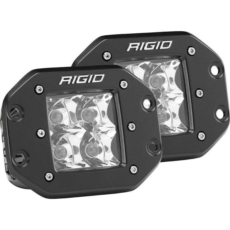 RIGID D-SERIES PRO SPOT FLUSH MOUNT LIGHT PAIR 212213