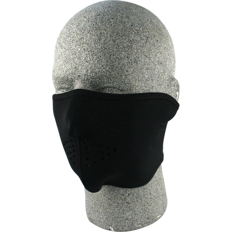 ZAN HALF FACE MASK BLACK WNFM114H