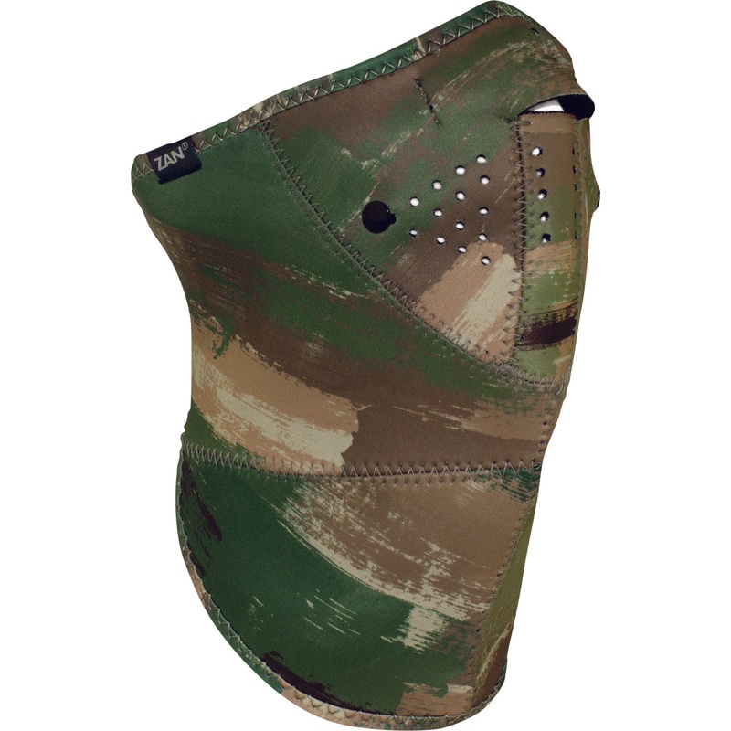 ZAN NEO-X HALF MASK W/ BAMBOO FILTER MULTI BRUSHED CAMO WNX128H3