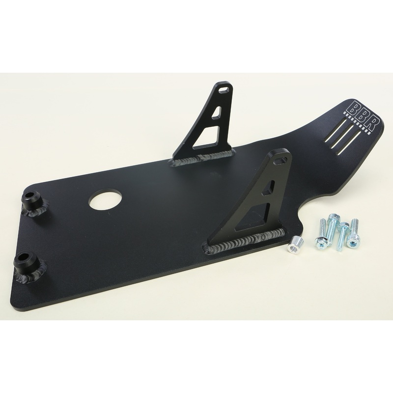 BBR SKID PLATE BLACK 320-KLX-1111