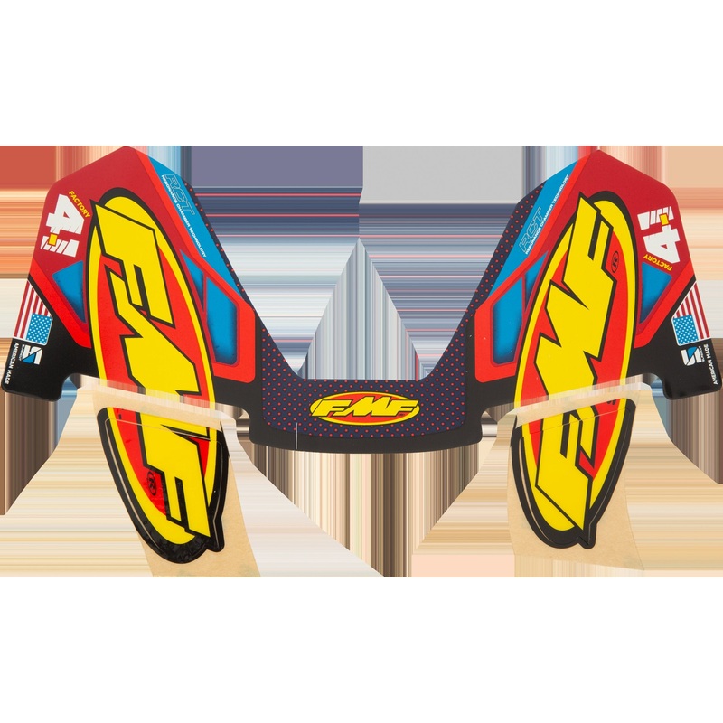 FMF 4.1 TITANIUM RCT WRAP DECAL 14841