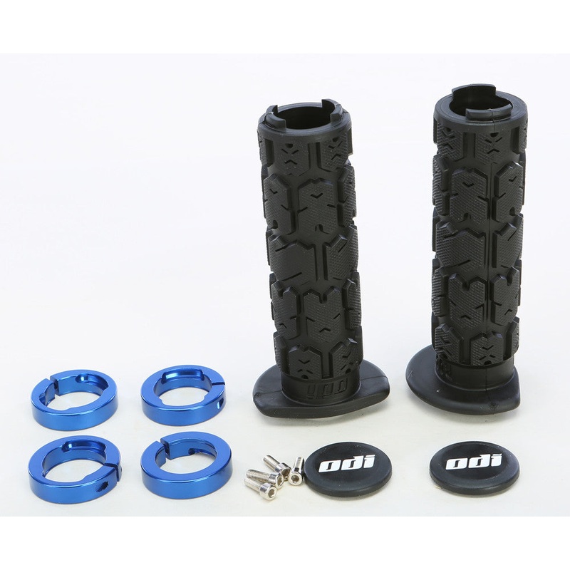 ODI ATV ROGUE LOCKON GRIP 130MM BLACK/BLUE J30RGB-U