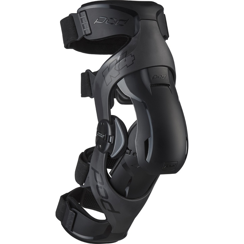 POD K4 V2.0 KNEE BRACE (LT) GRAPHITE/BLACK XS/SM K4018-459-XS/SM