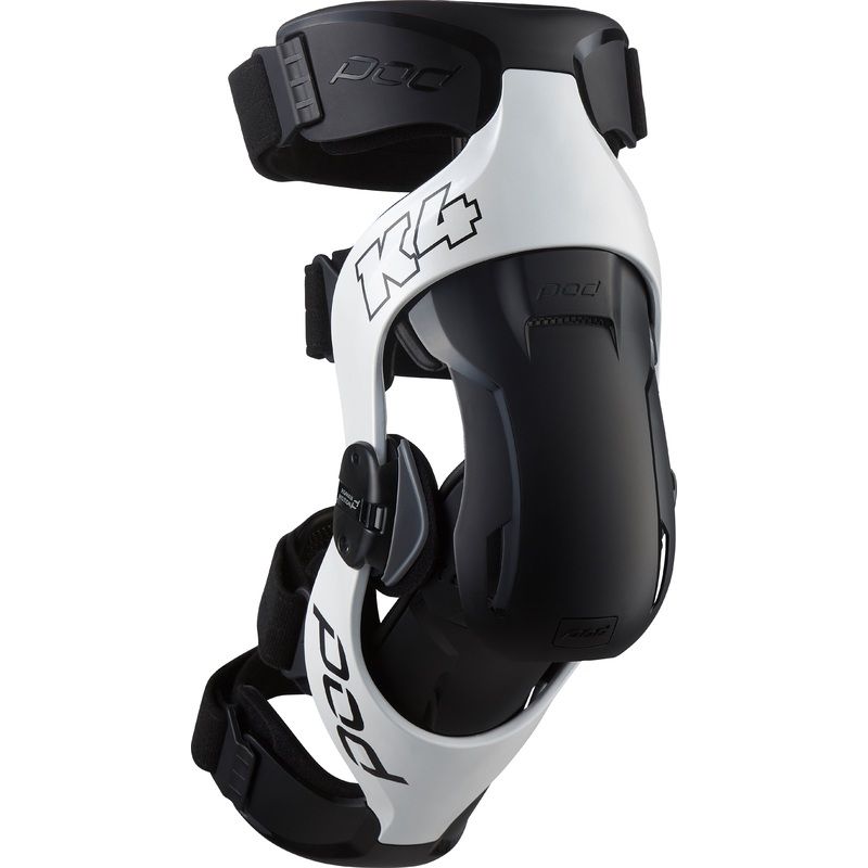 POD K4 V2.0 KNEE BRACE (LT) WHITE/BLACK XS/SM K4022-058-XS/SM