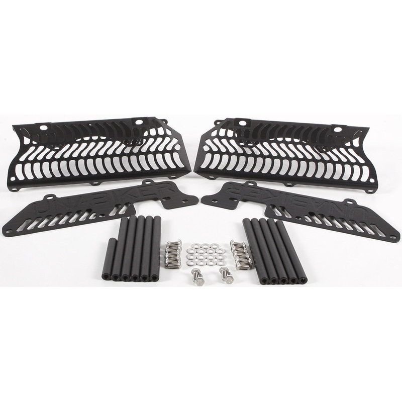 UNABIKER RADIATOR GUARD (BLACK) HB2STK-K