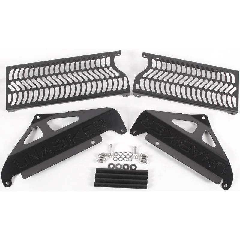 UNABIKER RADIATOR GUARD (BLACK) KKX09250F-K