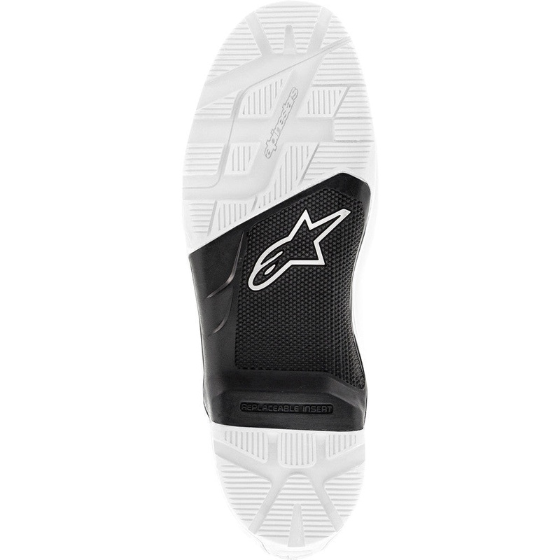 ALPINESTARS ENDURO 7 SOLE BLACK/WHITE SZ 10 25SU891E-12-10