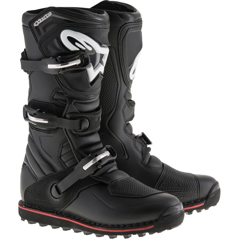 ALPINESTARS TECH-T BOOTS BLACK/RED SZ 11 2004017-13-11
