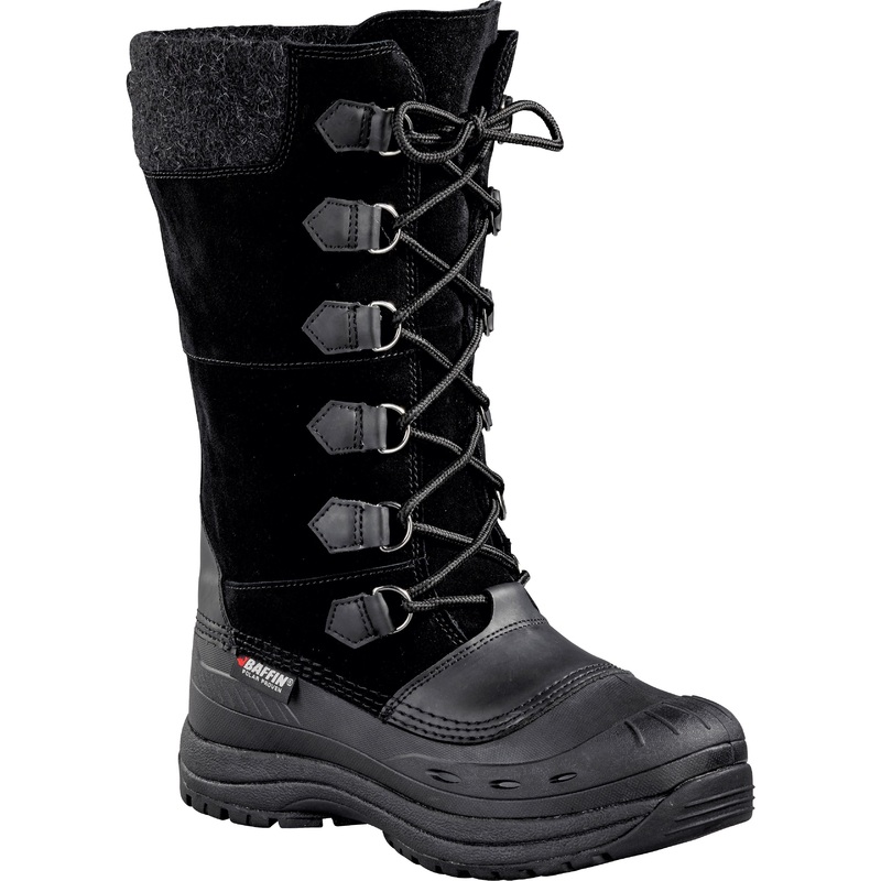 BAFFIN WOMEN'S MARLI BOOTS BLACK SZ 06 DRIFW023BK1AAA006