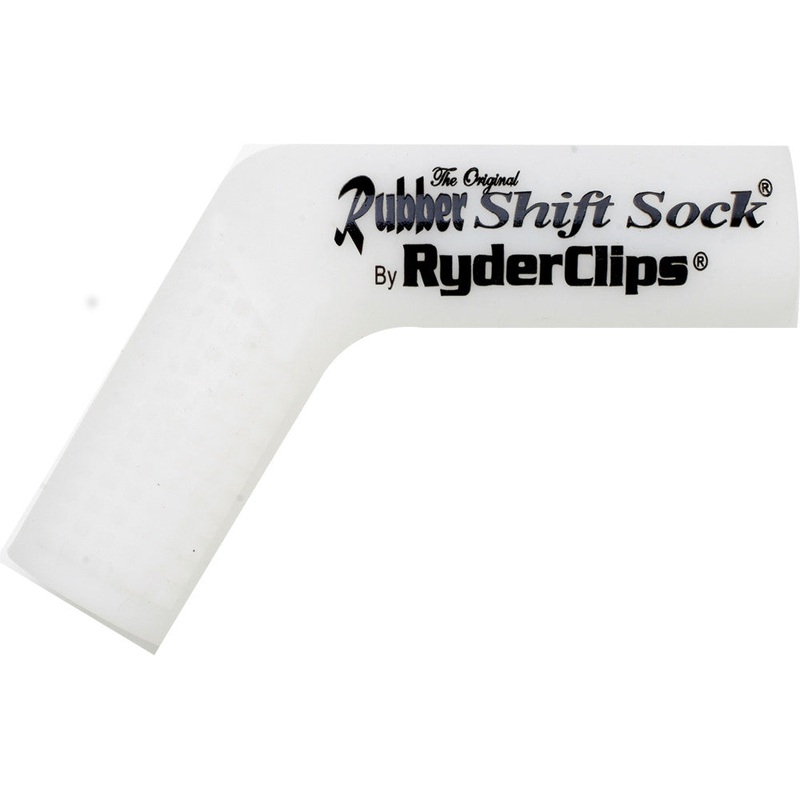 RYDER CLIPS RUBBER SHIFT SOCK (WHITE) RSS-WHITE