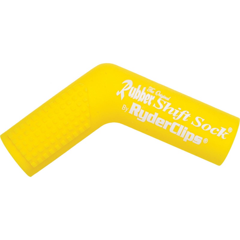 RYDER CLIPS RUBBER SHIFT SOCK (YELLOW) RSS-YELLOW