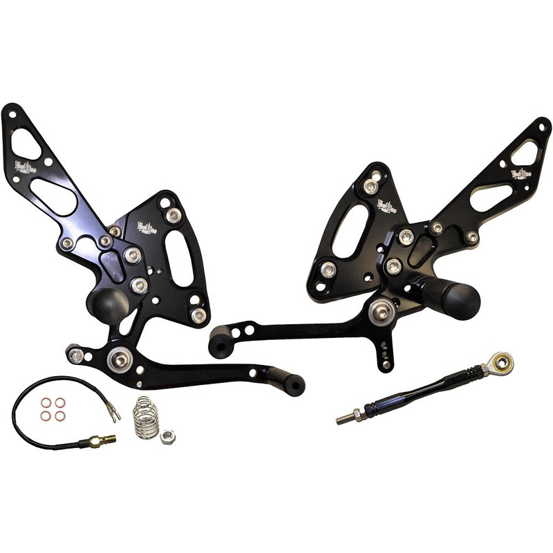 VOODOO BILLET REAR SET BLACK VRD1338