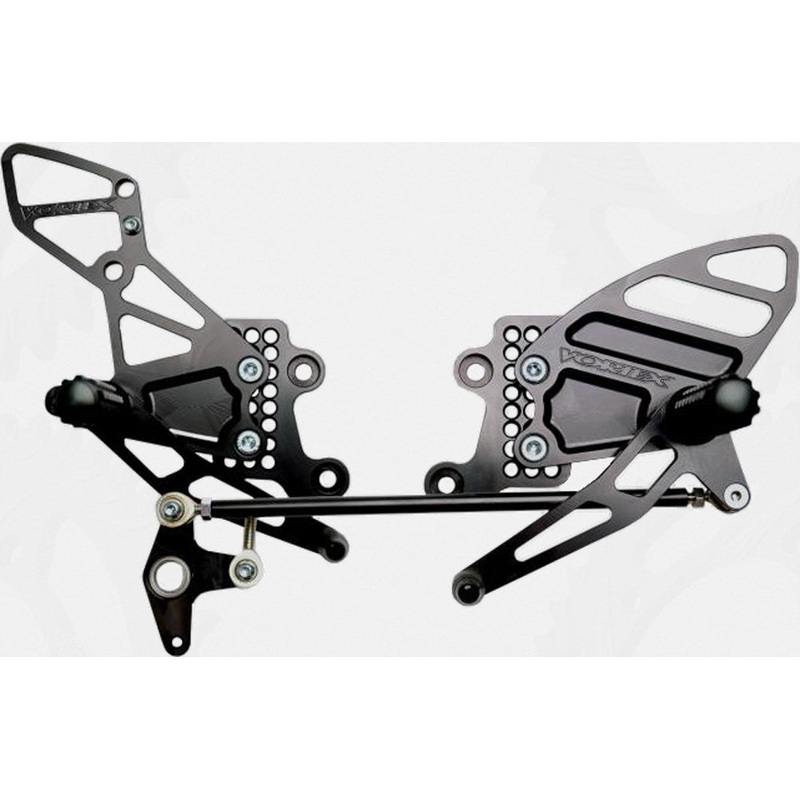 VORTEX REAR SET BLACK RS205K