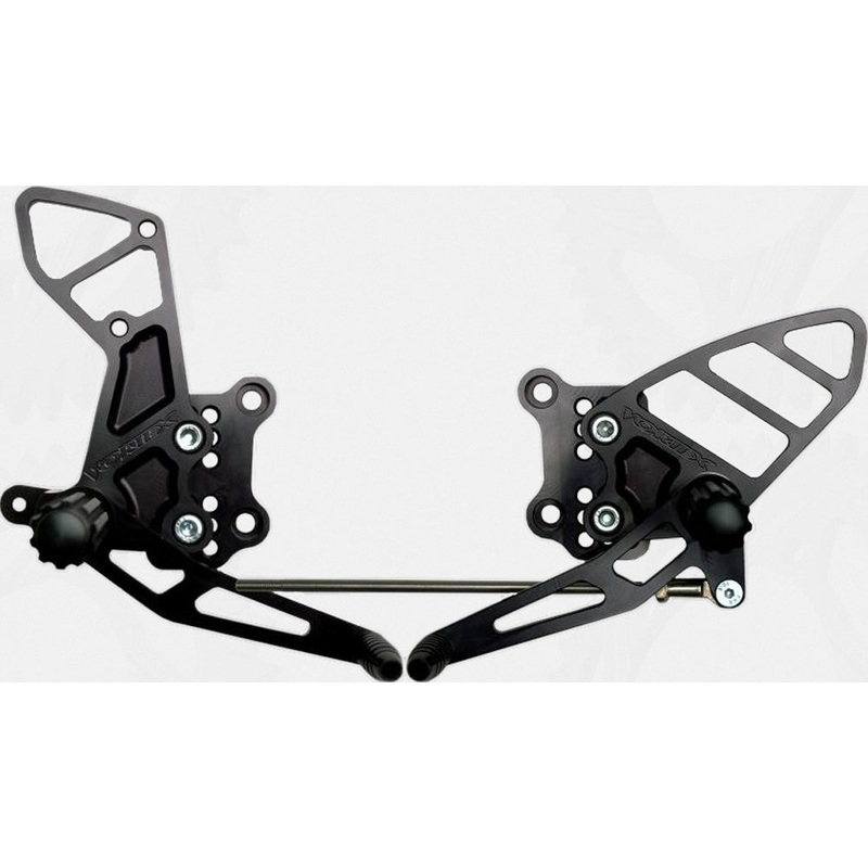 VORTEX REAR SET BLACK RS505K