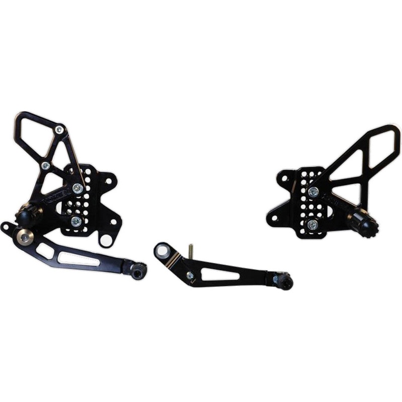 VORTEX REAR SET BLACK RS582K