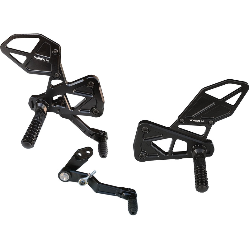 VORTEX REAR SET BLACK RS591K