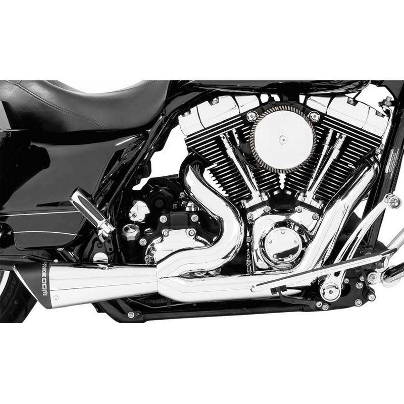 FREEDOM COMBAT 2-1 SHORTY CHROME W/BLACK SCULP TIP FLT HD00852