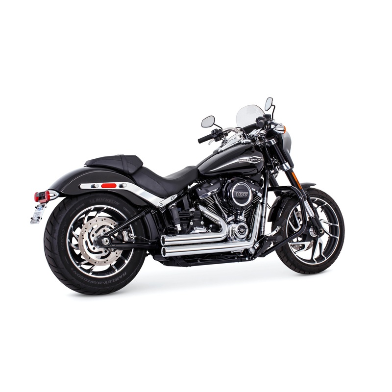 FREEDOM INDEPENDENCE SHORTY CHROME W/CHROME TIP M8 SOFTAIL HD00732