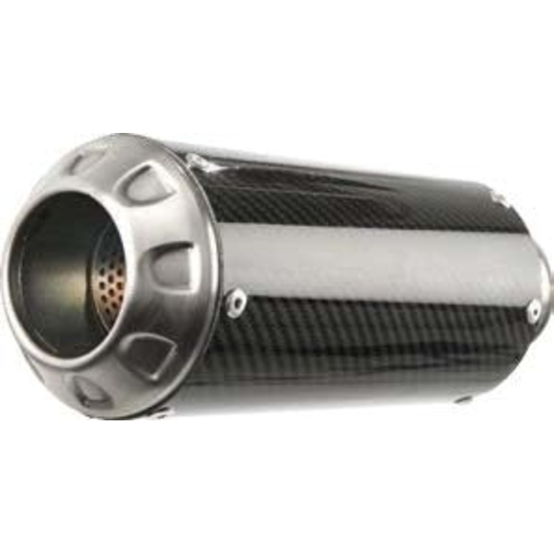 HOTBODIES MGP EXHAUST SLIP-ON CARBON FIBER CAN STAINLESS END CAP 40801-2404