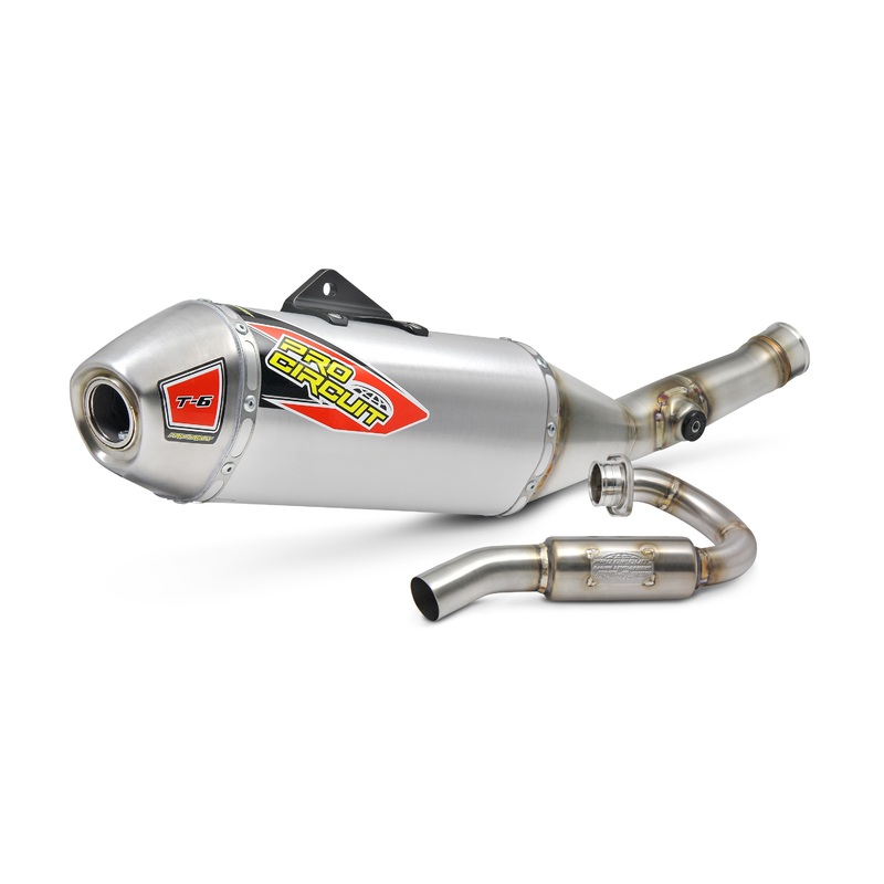 PRO CIRCUIT T-6 STAINLESS EXHAUST SYSTEM KX450F '16-18 0121745G