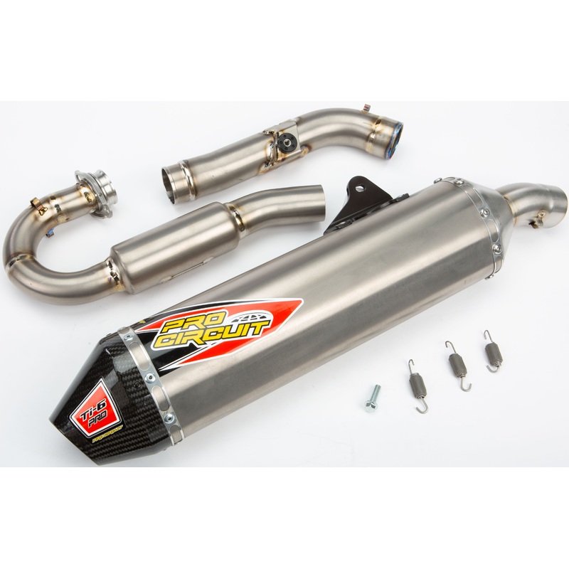 PRO CIRCUIT TI-6 PRO EXHAUST SYSTEM W/CARBON END CAP 0341445FP