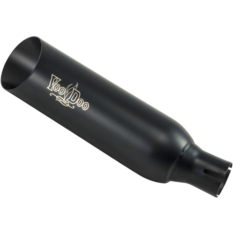 VOODOO SHORTY SLIP-ON EXHAUST BLACK VEEX300L3B