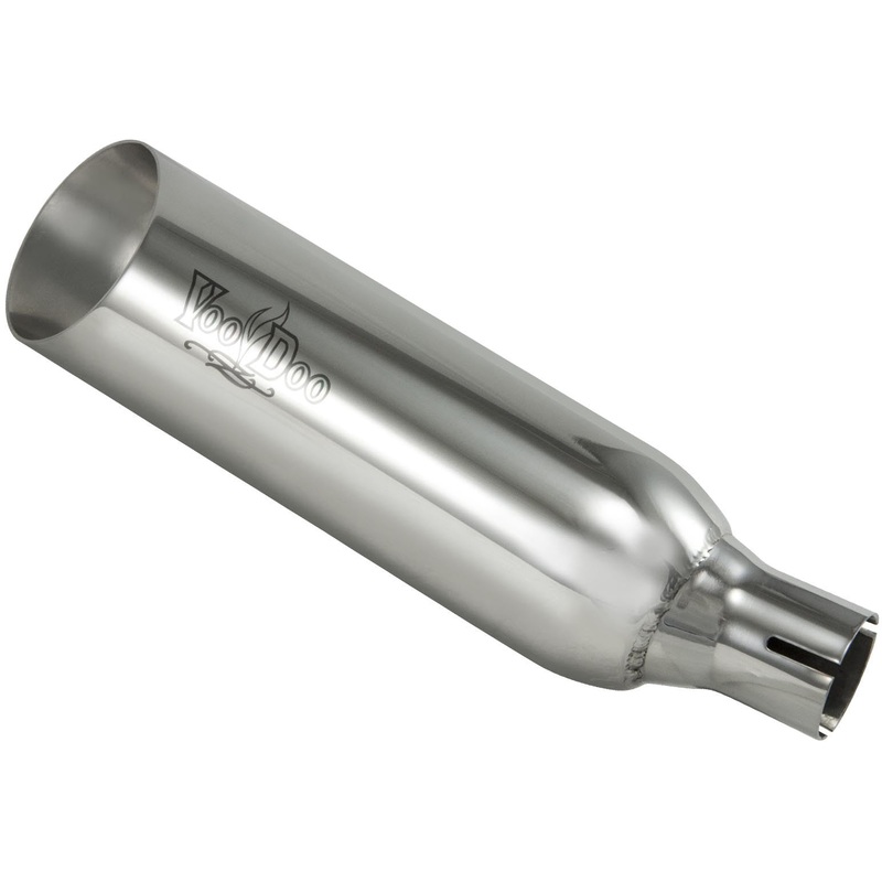 VOODOO SHORTY SLIP-ON EXHAUST POLISHED VEEX300L3P