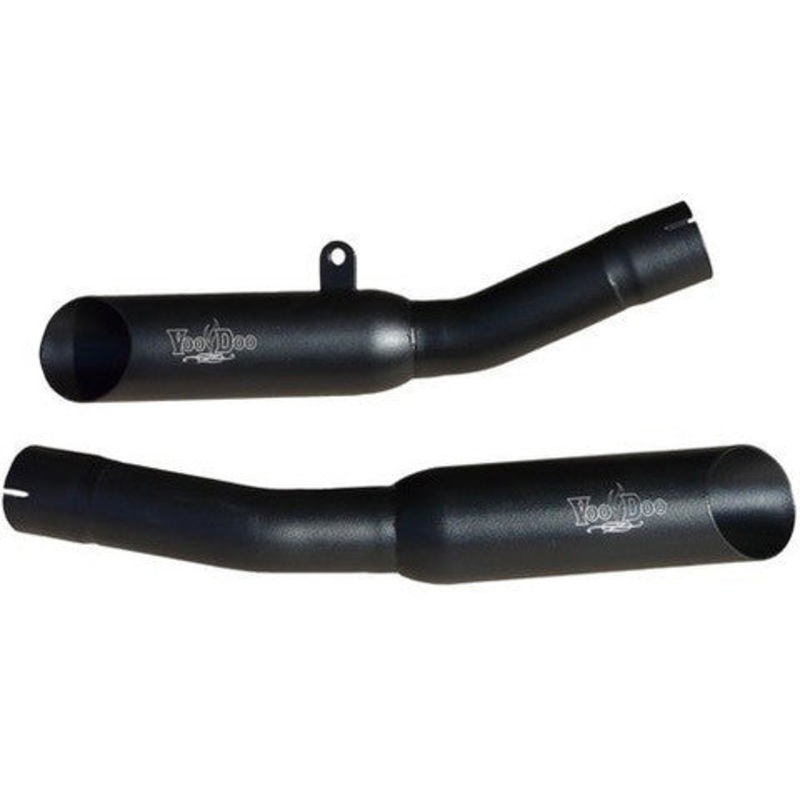 VOODOO SLIP-ON KAW BLACK DUAL ZX14 VEZX14L2B