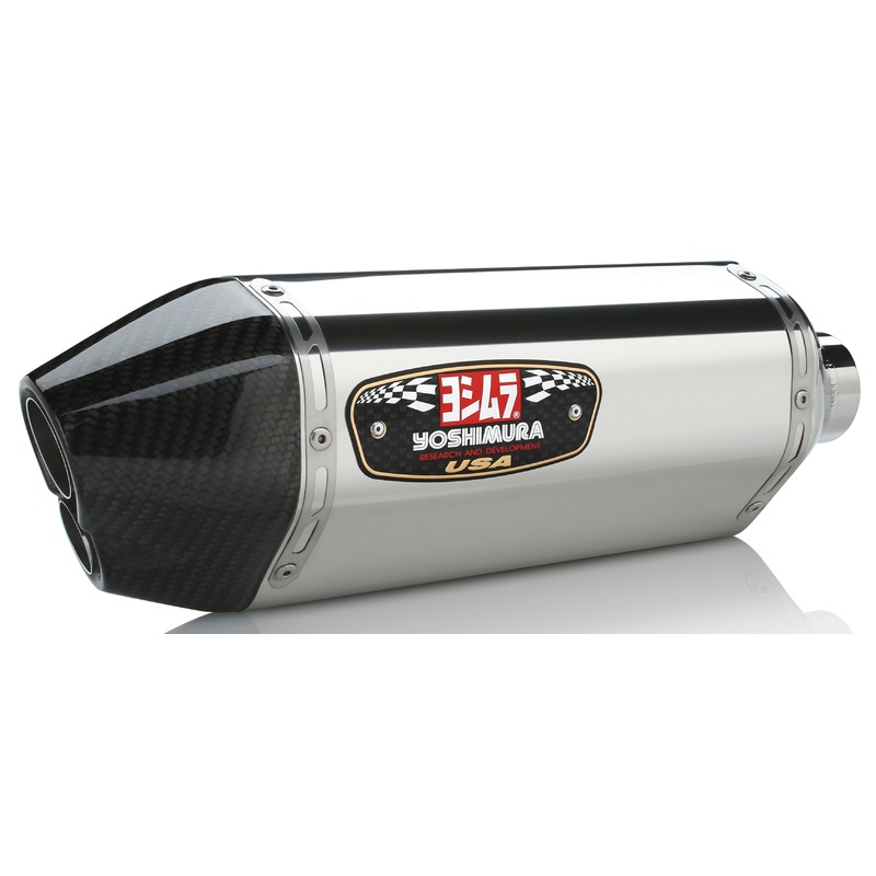 YOSHIMURA EXHAUST RACE R-77D 3QTR SLIP-ON SS-SS-CF 1210043520