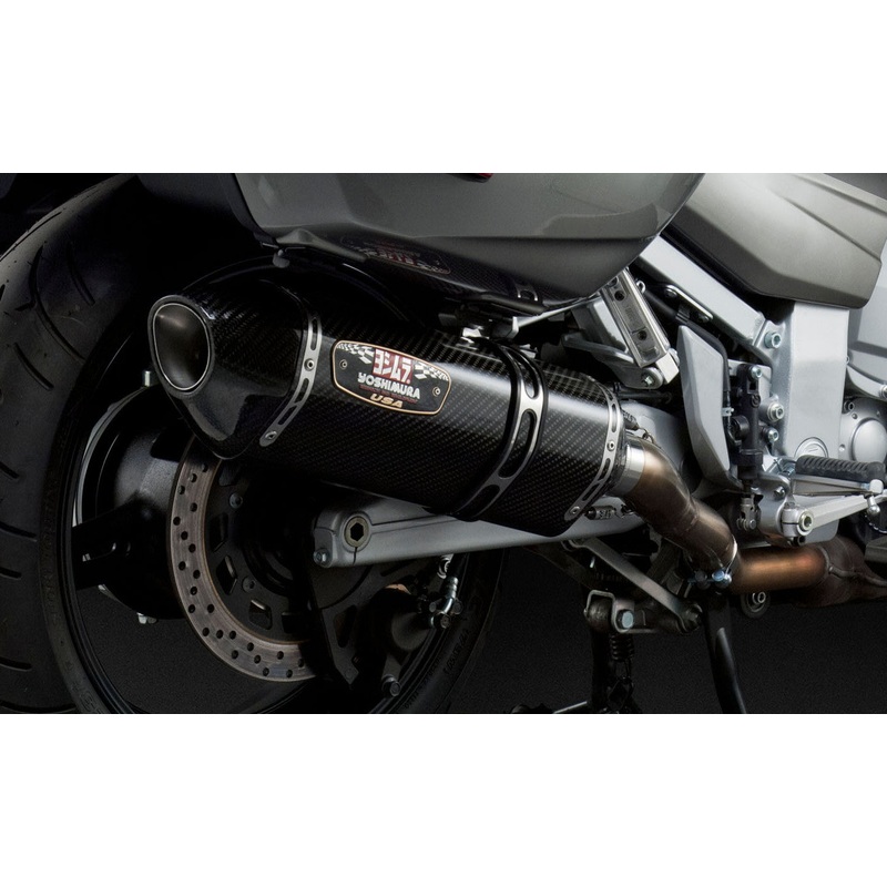 YOSHIMURA EXHAUST SIGNATURE R-77 SLIP-ON SS-CF-CF DUAL 1.315E+224