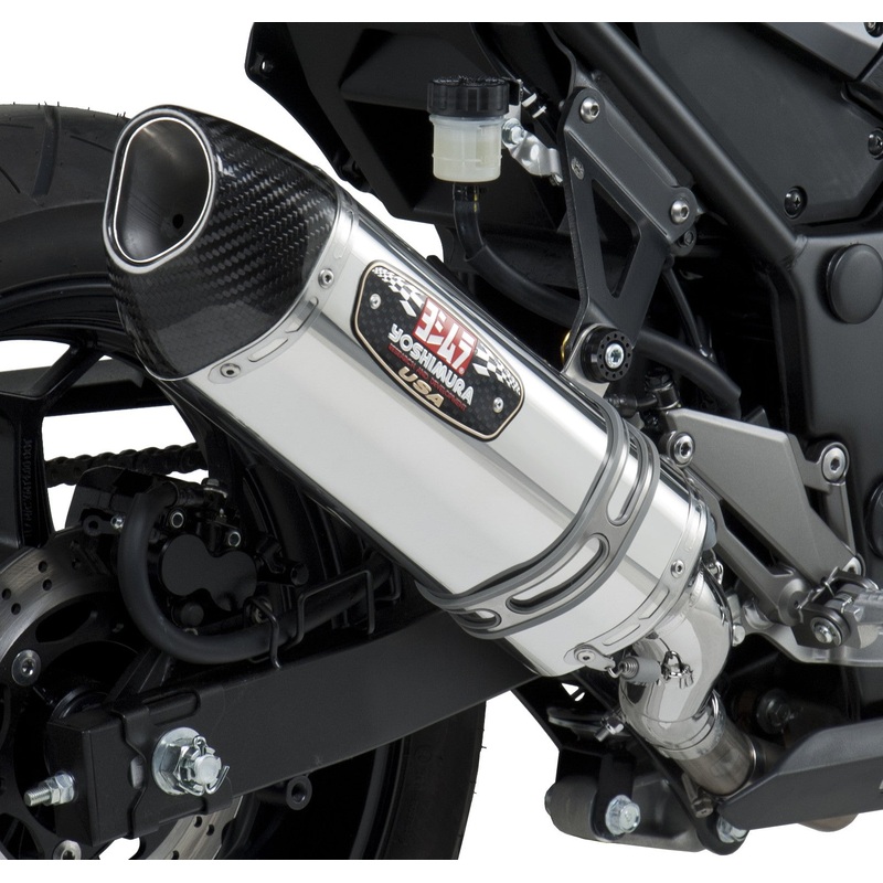 YOSHIMURA EXHAUST STREET R-77 SLIP-ON SS-SS-CF 147002J520