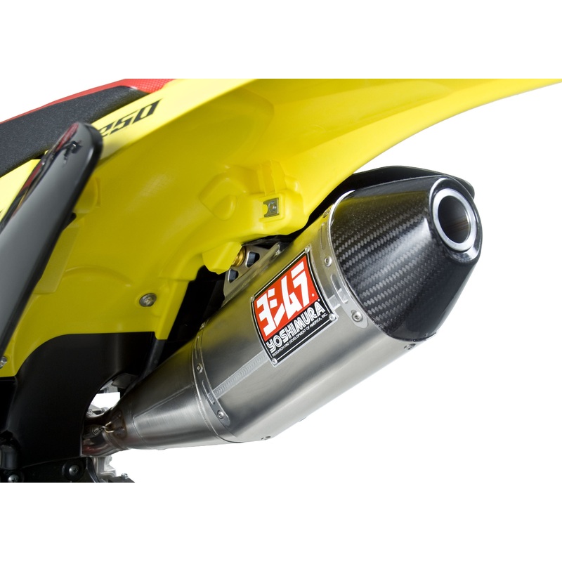 YOSHIMURA RS-4 HEADER/CANISTER/END CAP EXHAUST SYSTEM SS-AL-CF 218310D320