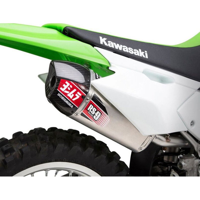 YOSHIMURA RS-9 HEADER/CANISTER/END CAP EXHAUST SYSTEM SS-AL-CF 24140AH320