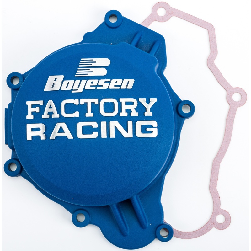 BOYESEN FACTORY RACING IGNITION COVER BLUE SC-41CL