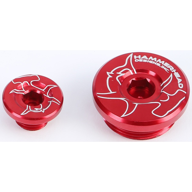 HAMMERHEAD ENGINE PLUGS RED KX250F '04-10 32-0341-00-10