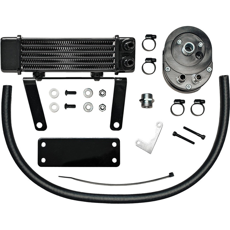 JAGG LOWMOUNT OIL COOLER BLACK 750-1290