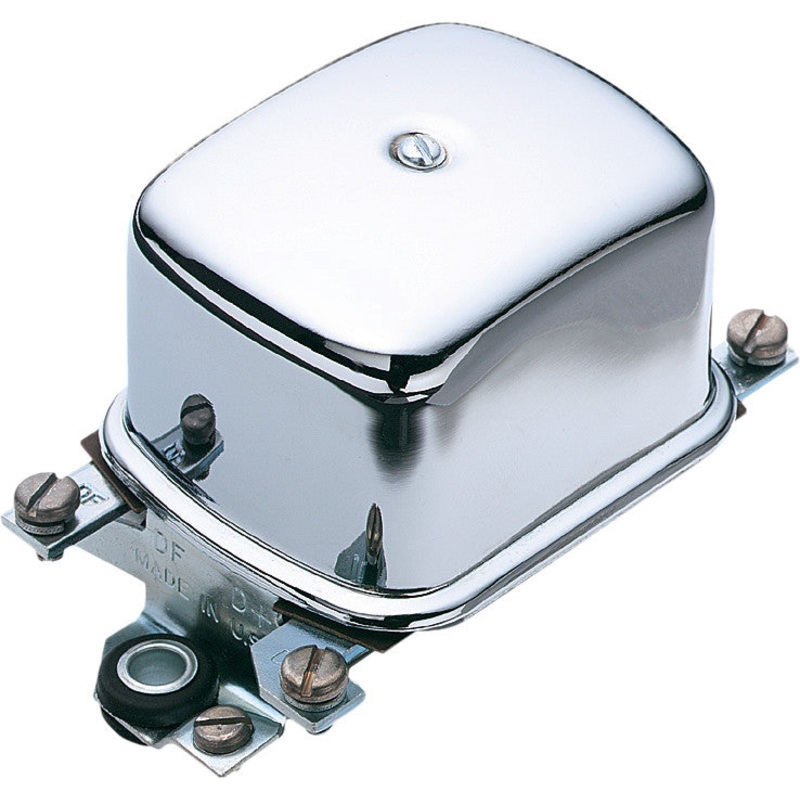 ACCEL ELECTRO-MECHANICAL VOLTAGE REGULATOR 12V CHROME 201107C