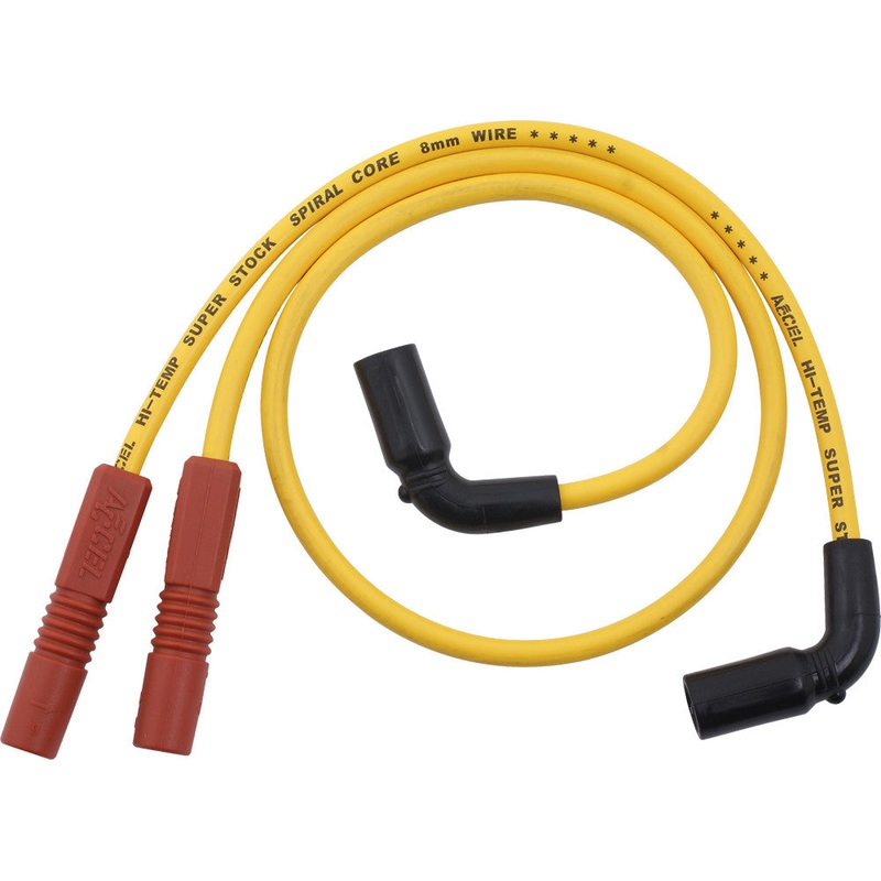 ACCEL SPIRAL CORE WIRE SET 8.0MM YELLOW 171111Y