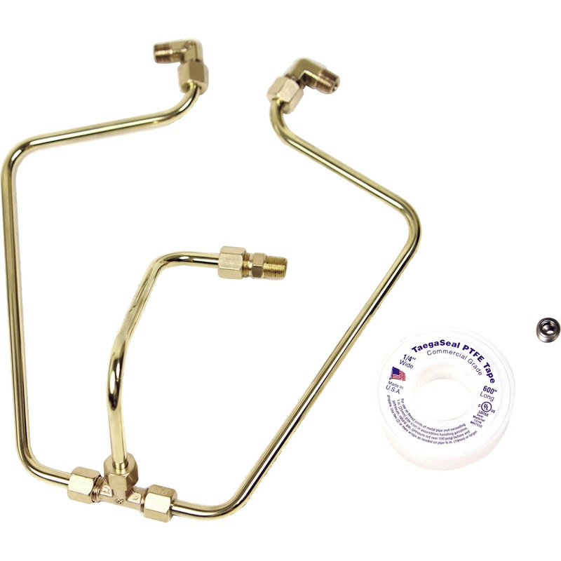 OLD STF BRASS ROCKER BOX SPLIT OIL LINE STFB66