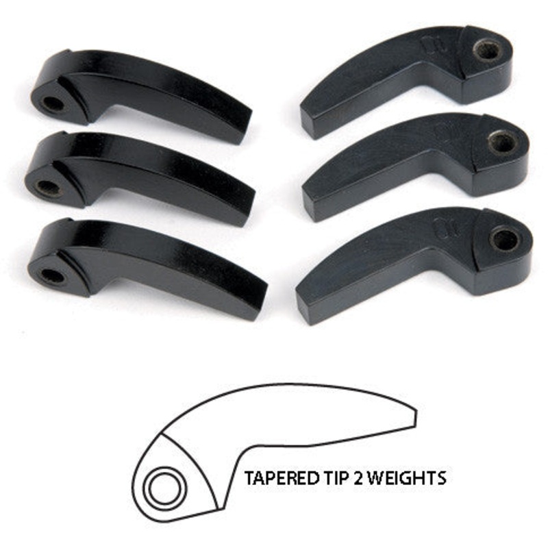 SPEEDWERX HYPERSHIFT TAPERED TIP 2 MACHINED WEIGHTS 3/PK 50.5G I-2