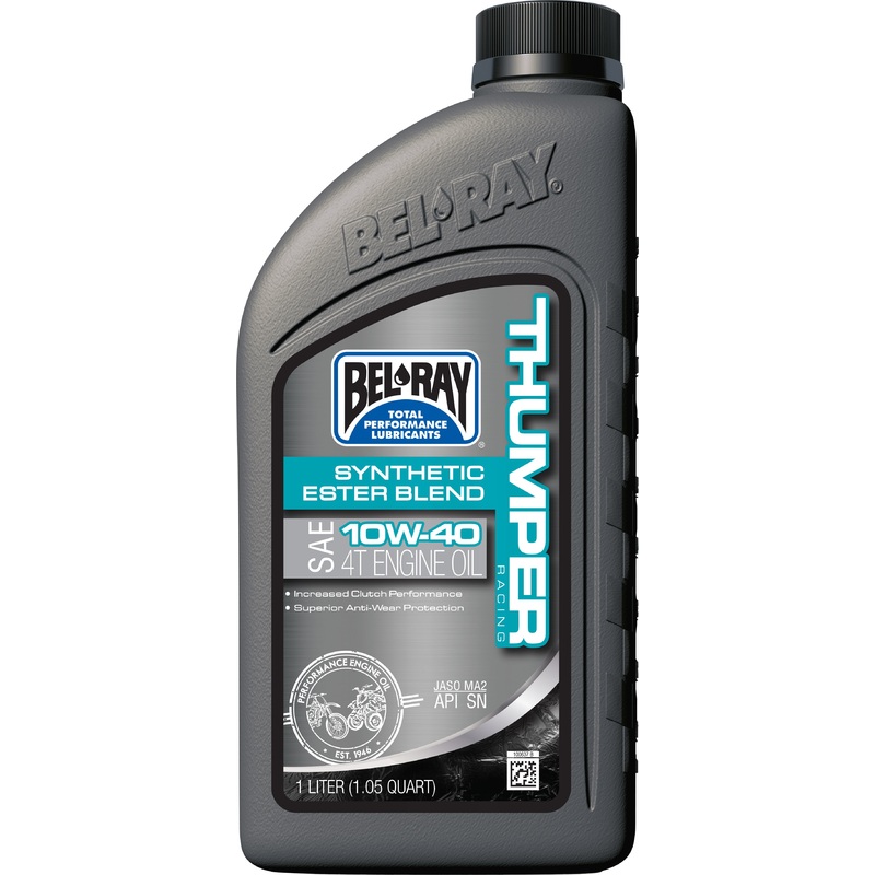 BEL-RAY THUMPER SYNTHETIC ESTER BLEND 4T ENGINE OIL 10W-40 1L 99520-B1LW