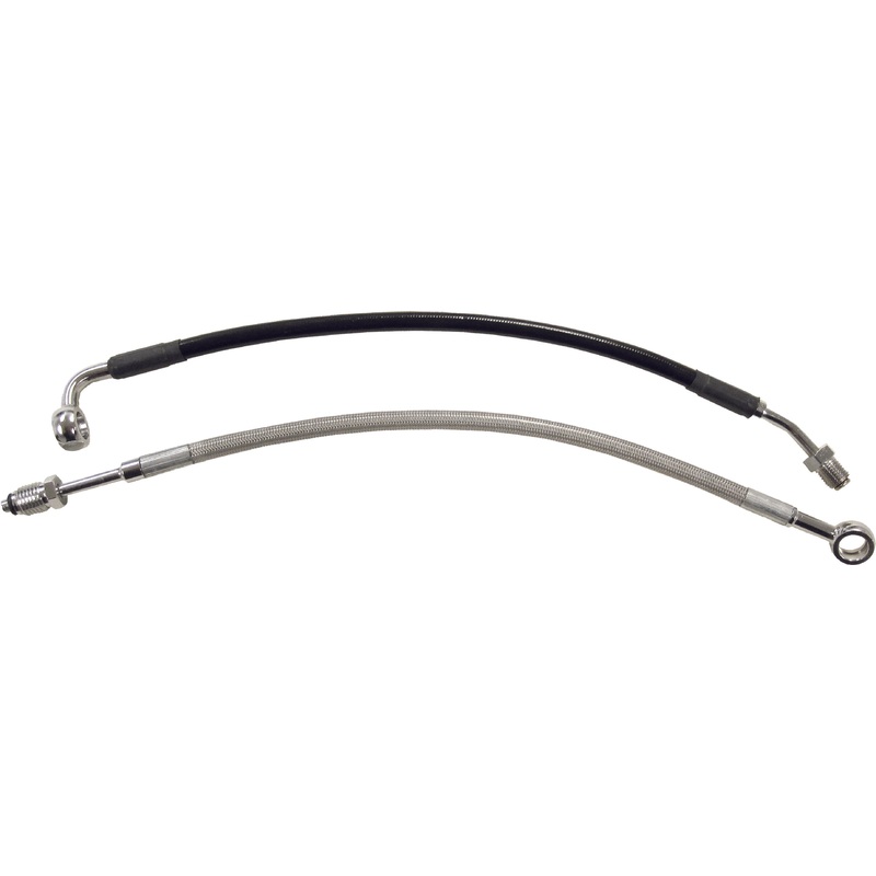 GOODRIDGE HYDRAULIC CLUTCH LINE BLK 17-UP FLH HD0006-1CBK