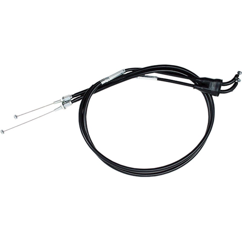 MOTION PRO BLACK VINYL THROTTLE PUSH-PULL CABLE SET 03-0365